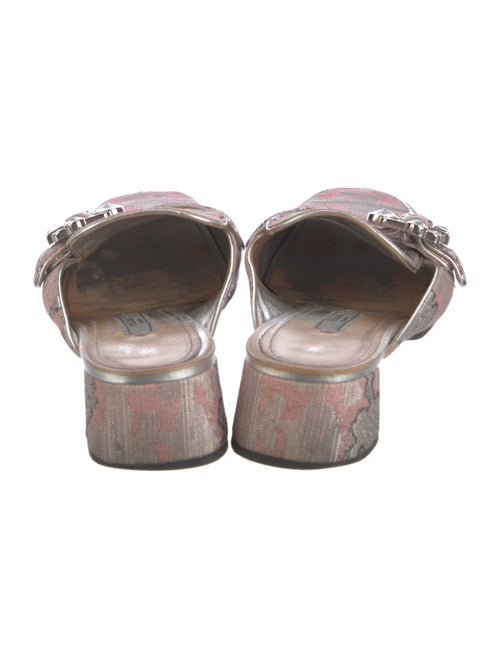 Prada Crystal Embellishments Mules