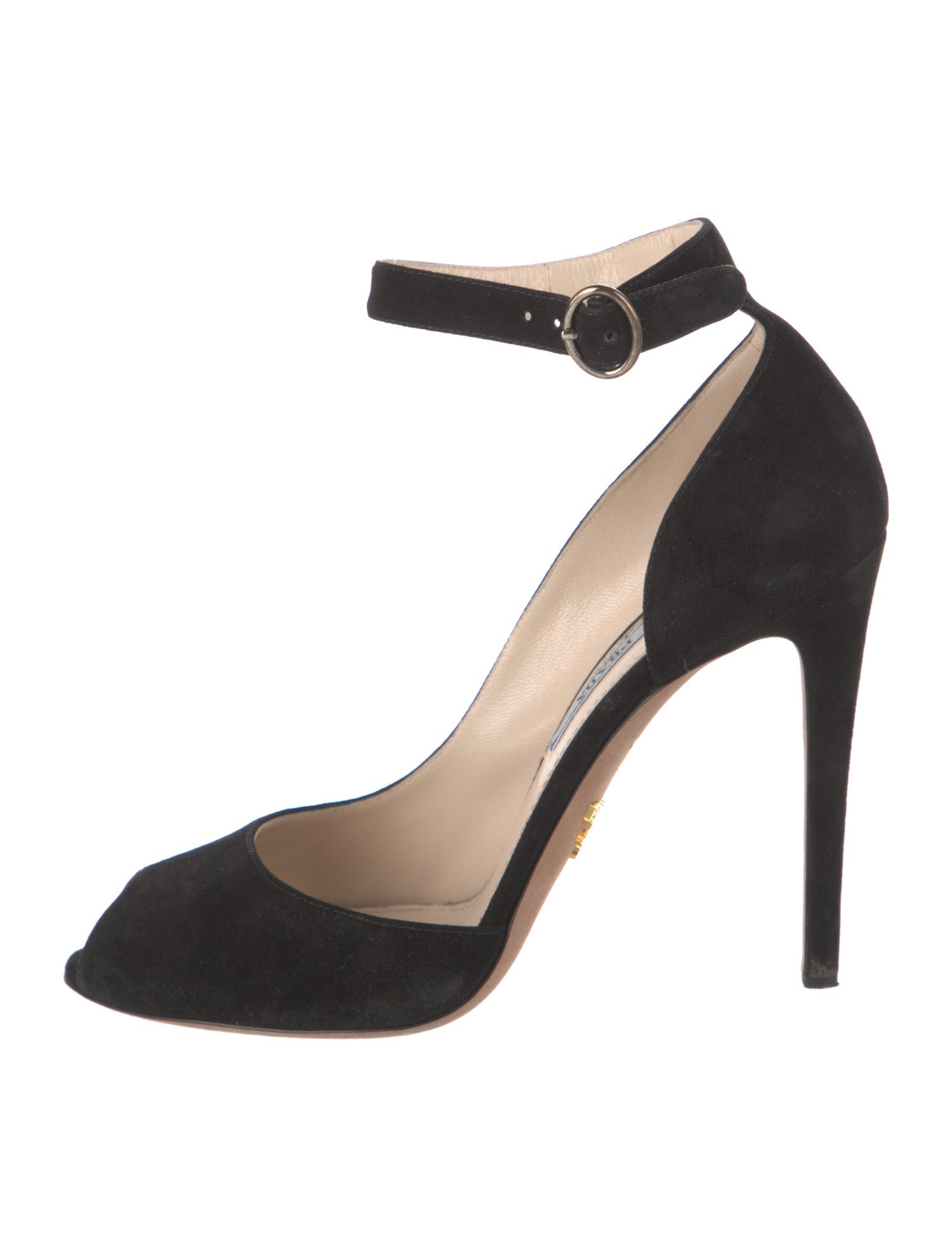 Prada Suede D'Orsay Pumps