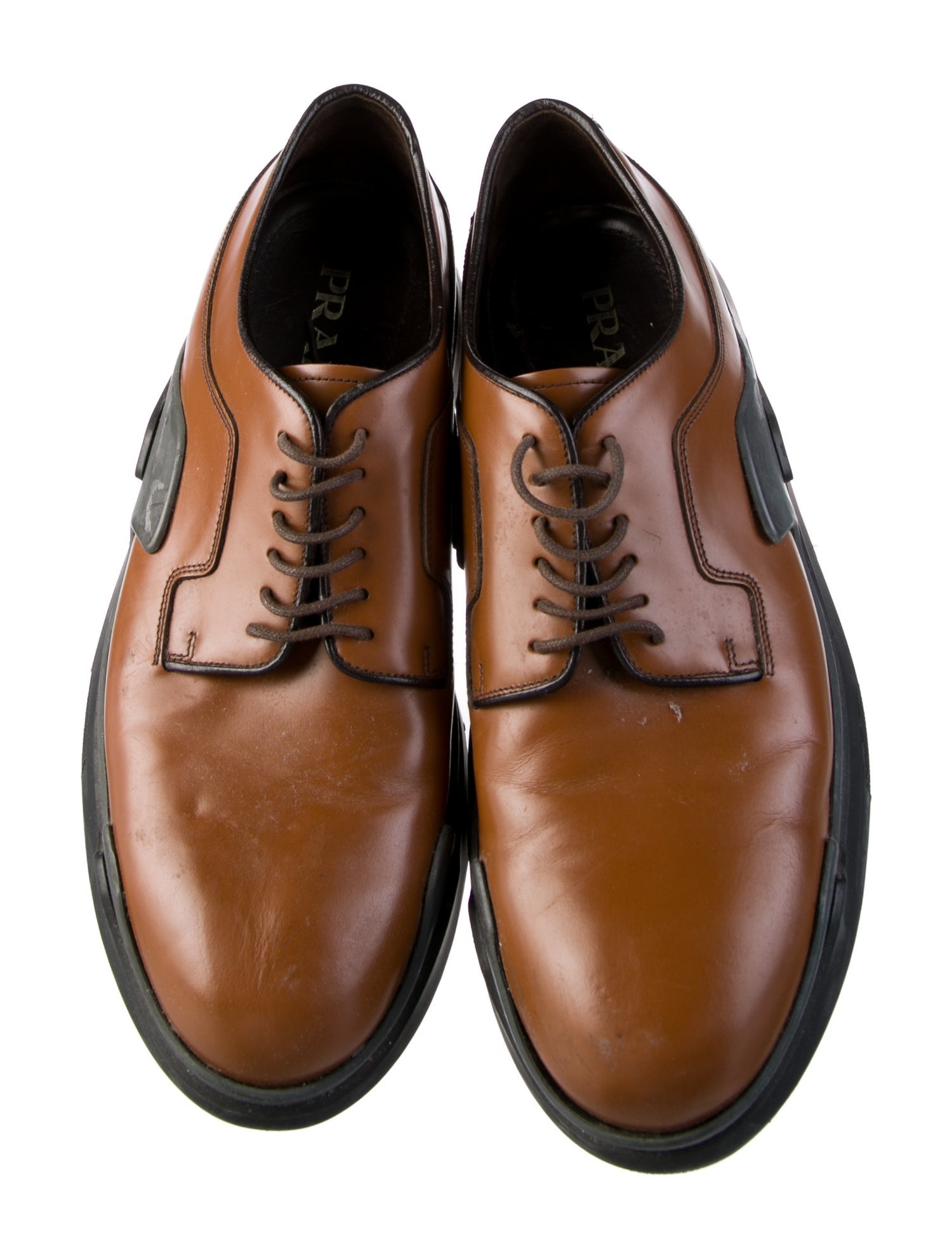Prada 2015 Leather Derby Shoes