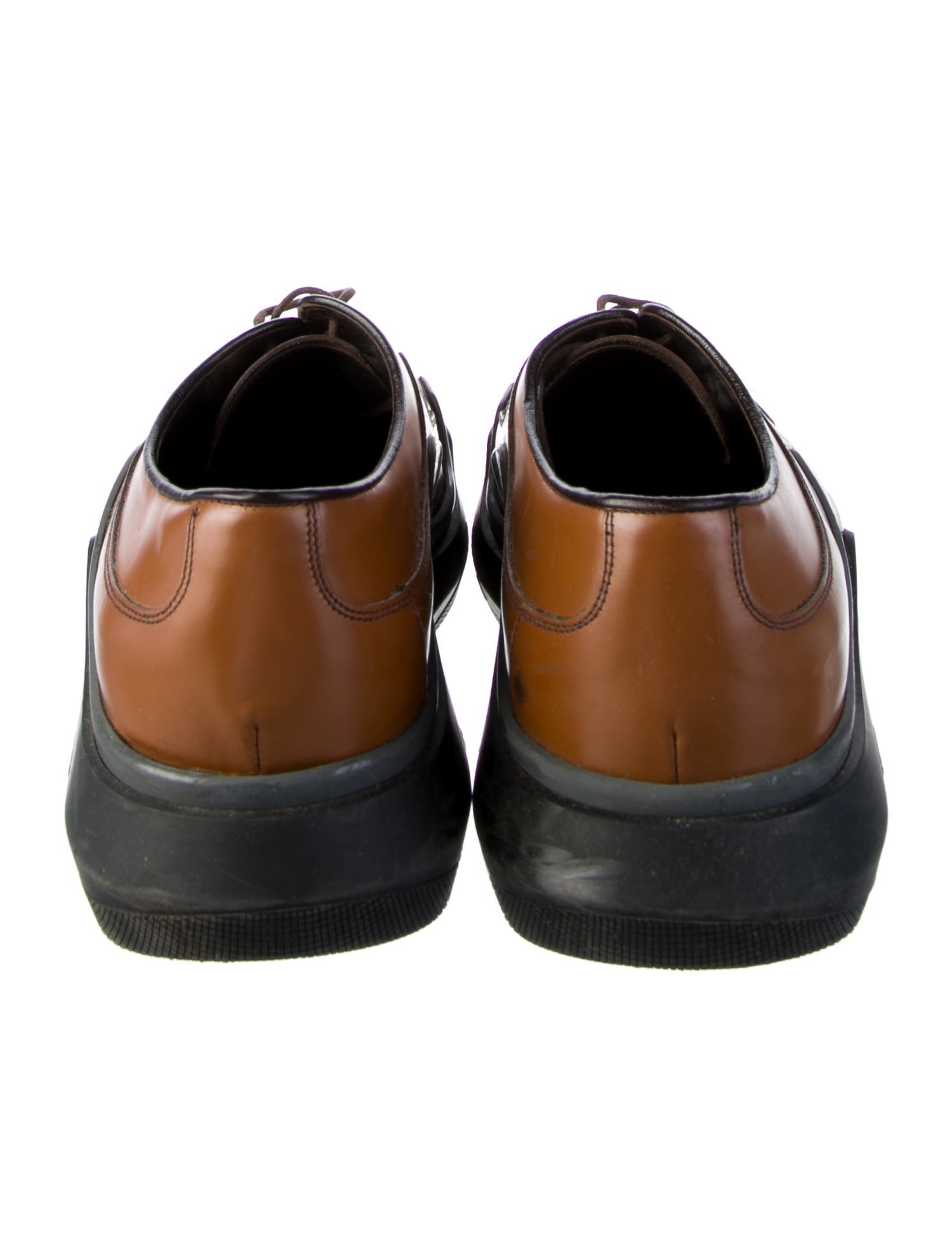 Prada 2015 Leather Derby Shoes