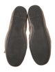 Prada Leather Bow Accents Ballet Flats