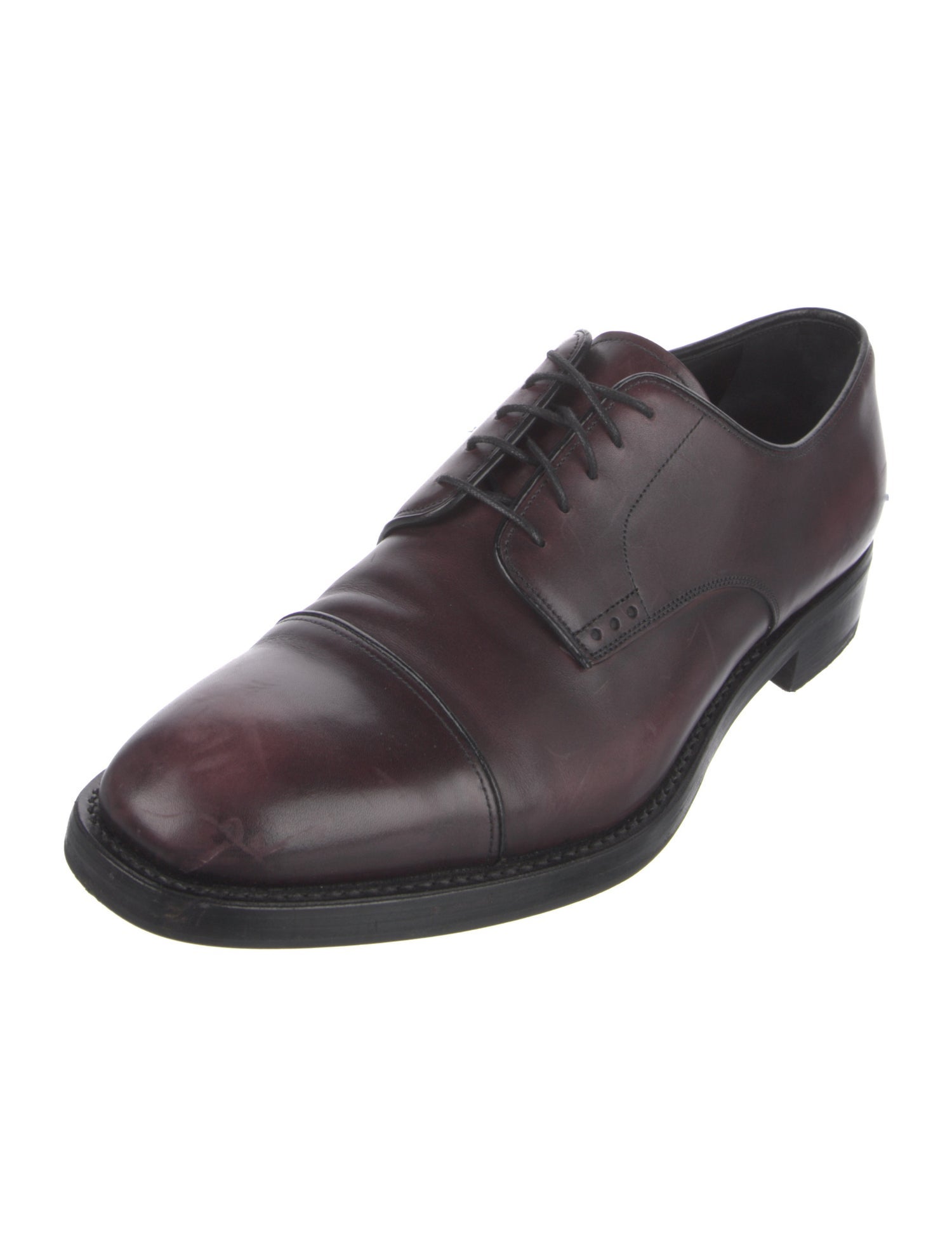Prada Leather Derby Shoes