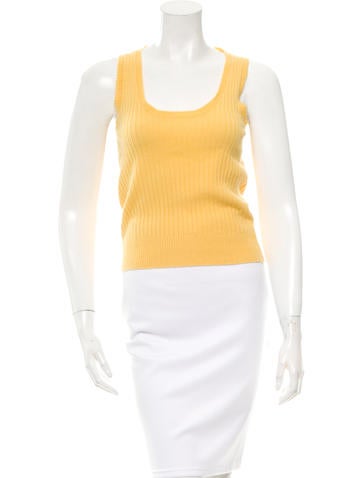 Prada Sleeveless Cashmere Sweater