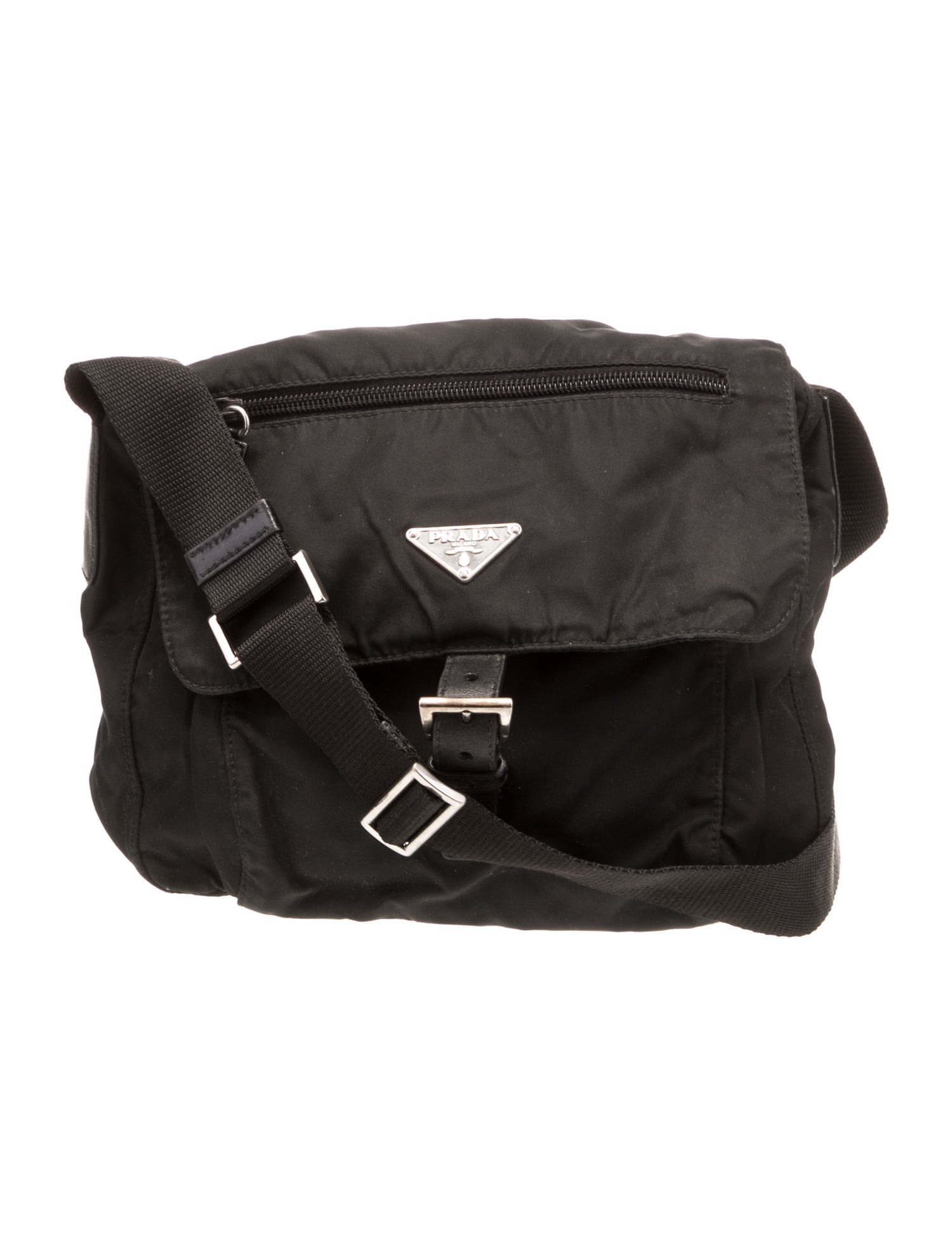 Prada Tessuto Nylon Messenger Bag