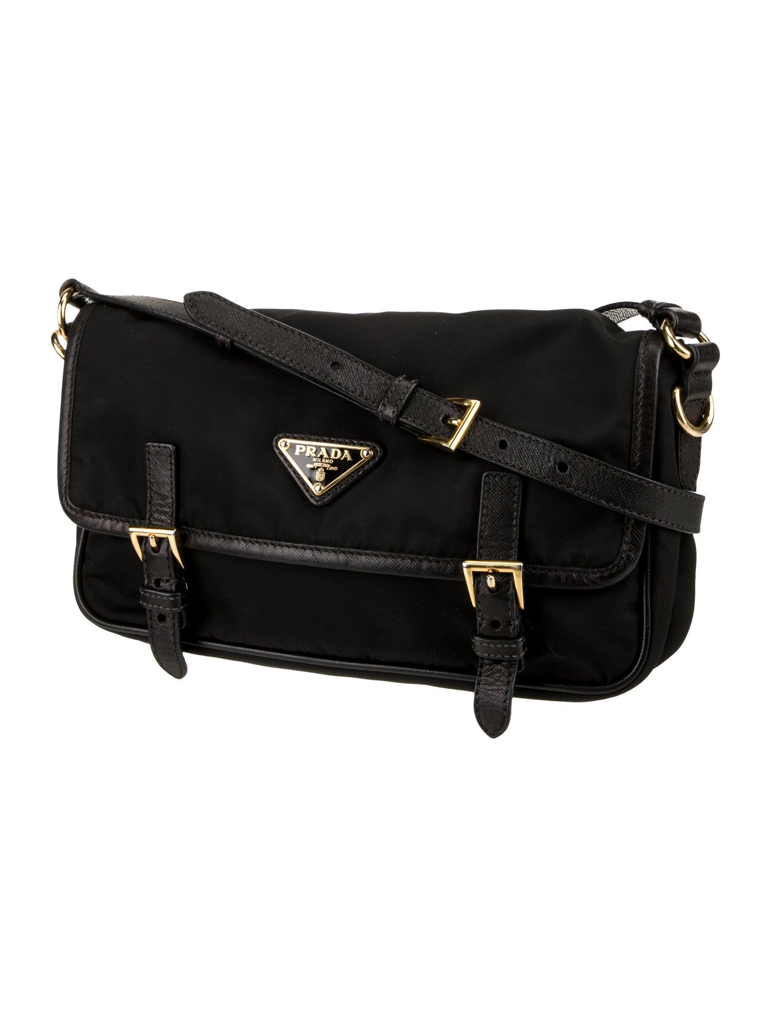 Prada Saffiano Leather Shoulder Bag