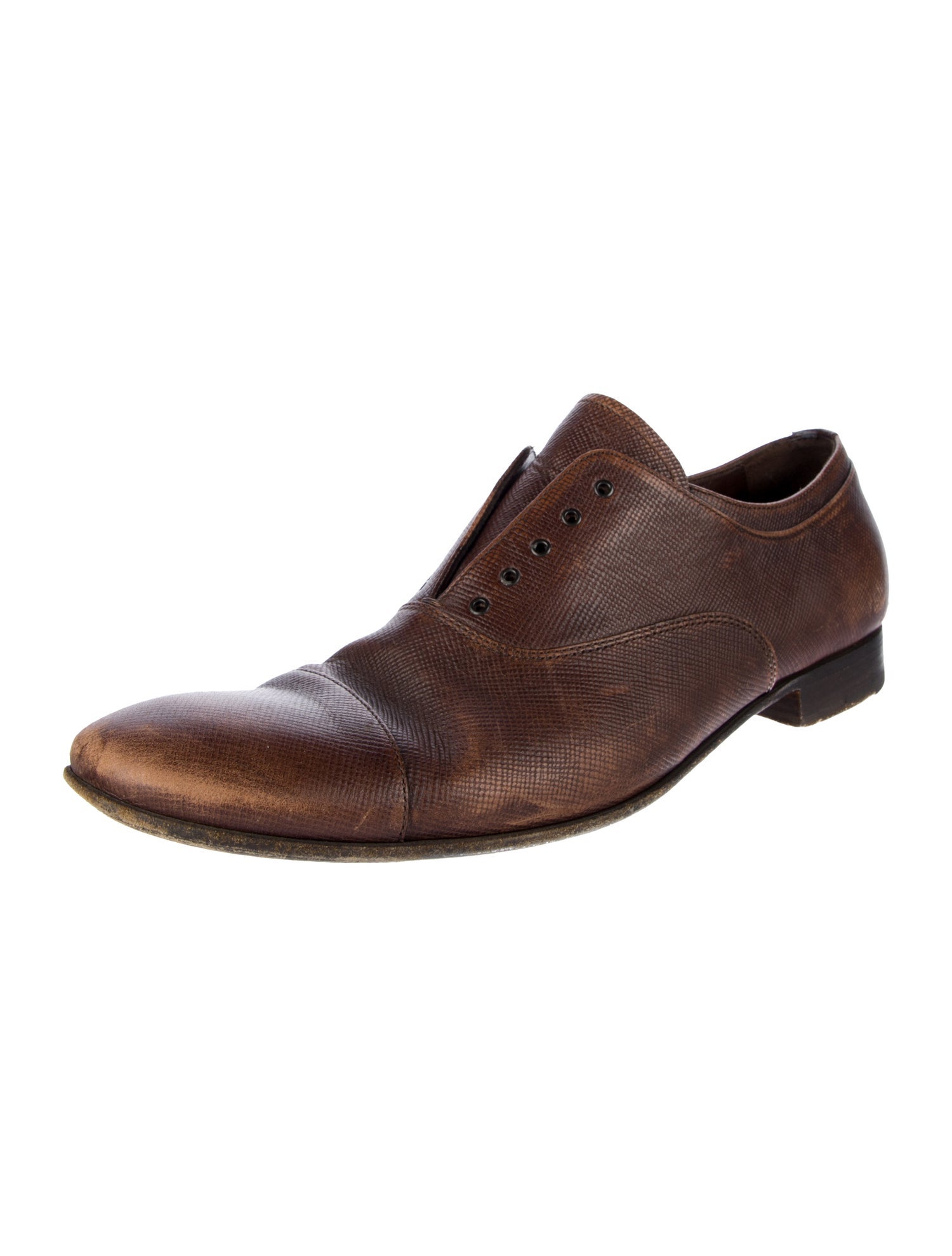 Prada Leather Oxfords