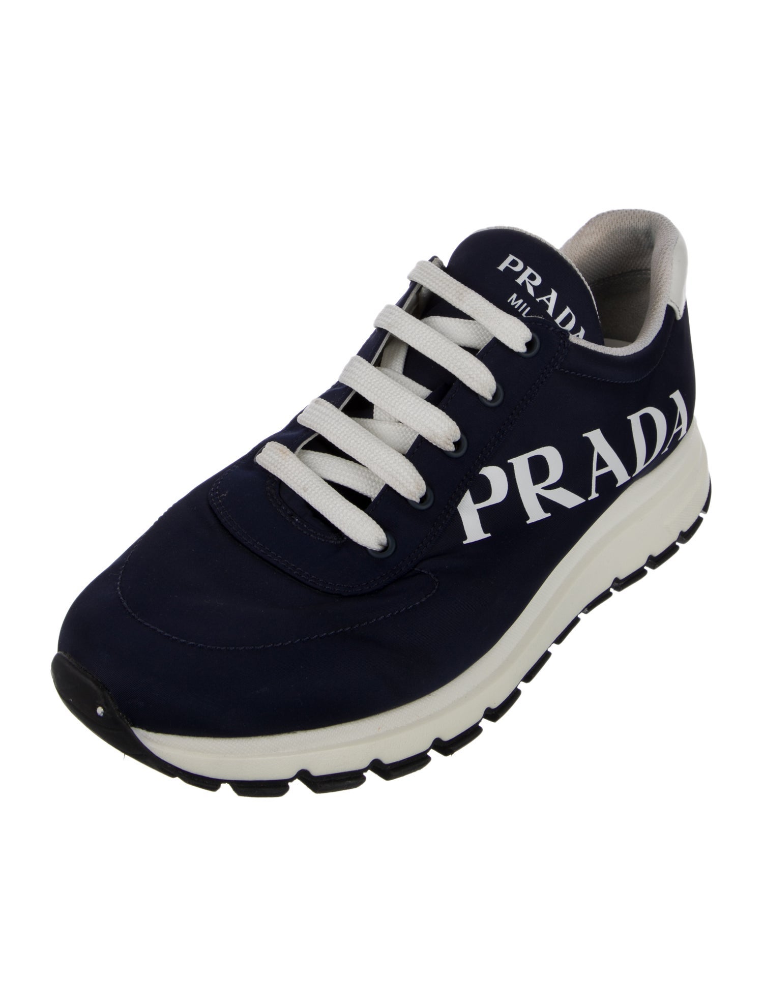 Prada Nylon Printed Sneakers