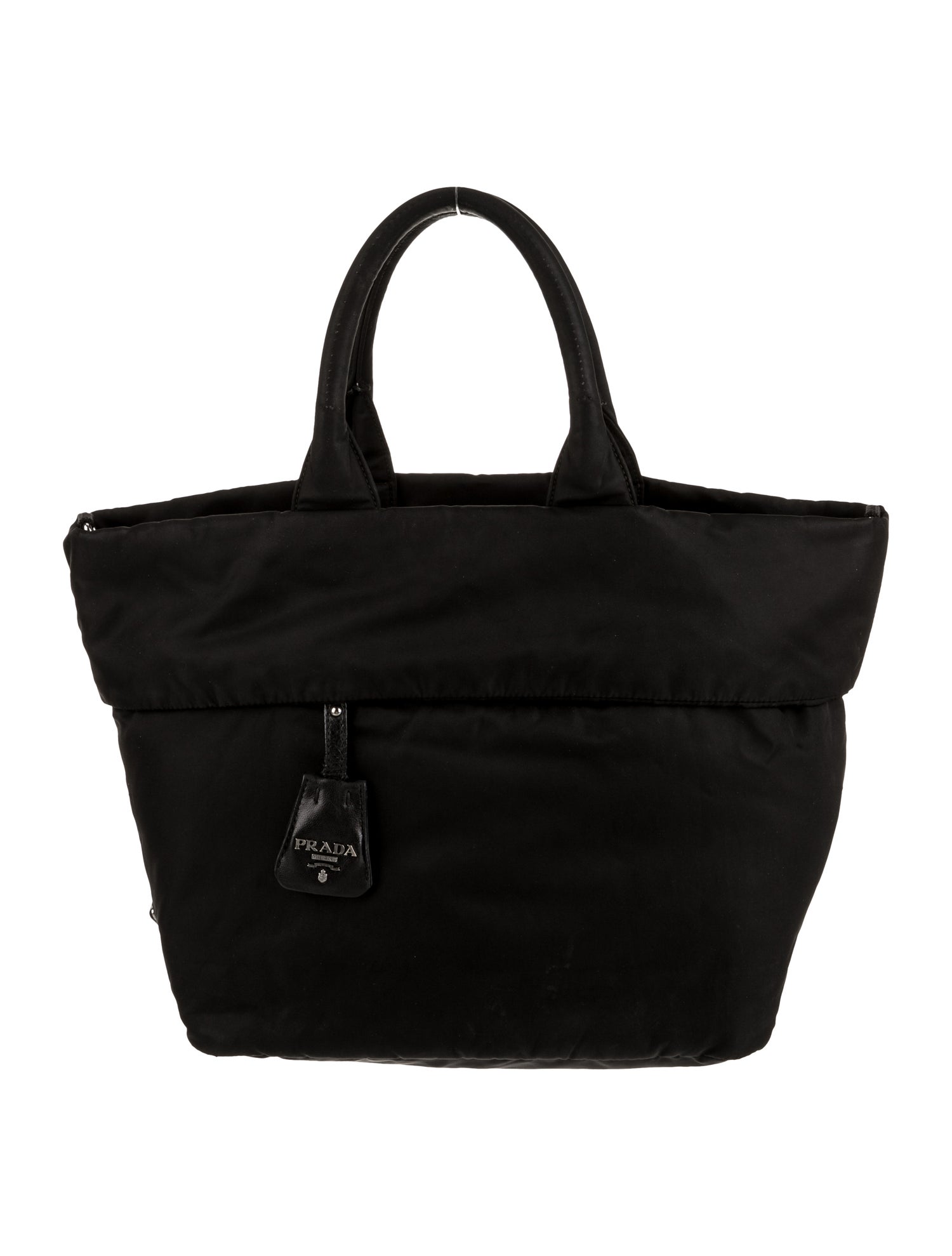 Prada Vela Nylon Top Handle Bag