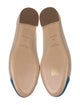 Prada Canvas Bow Accents Ballet Flats