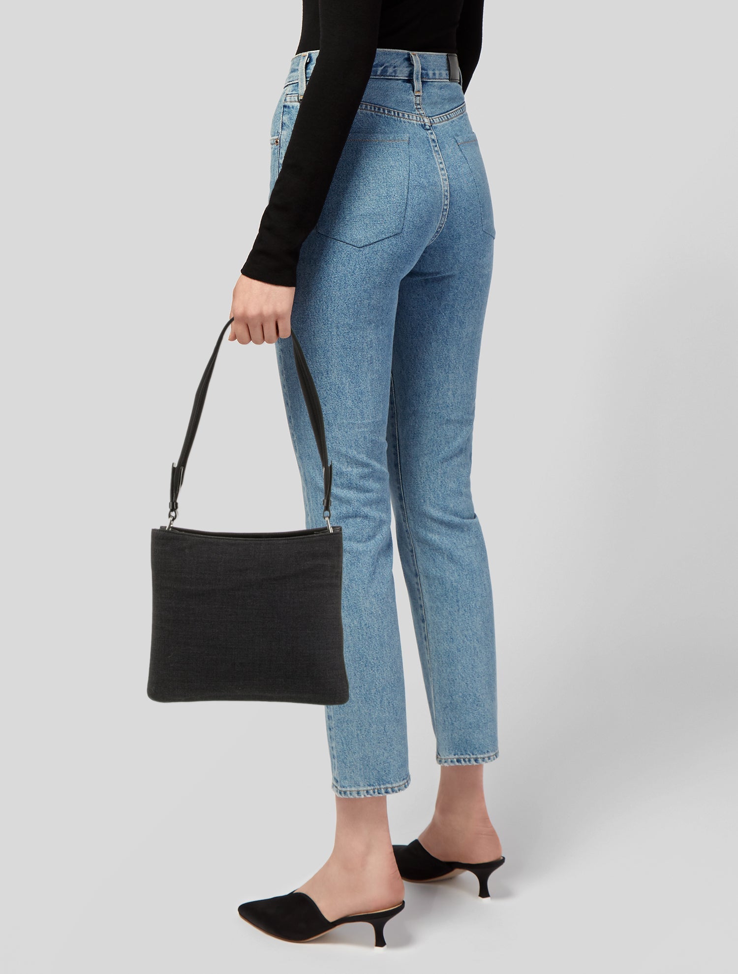 Prada Canvas Shoulder Bag