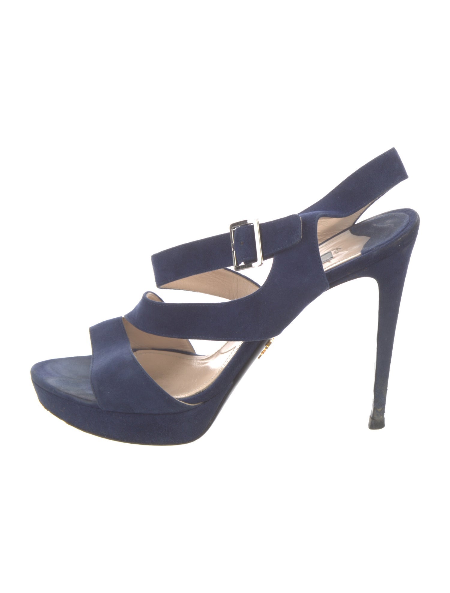 Prada Suede Slingback Sandals