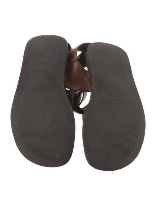 Prada Leather Slingback Sandals