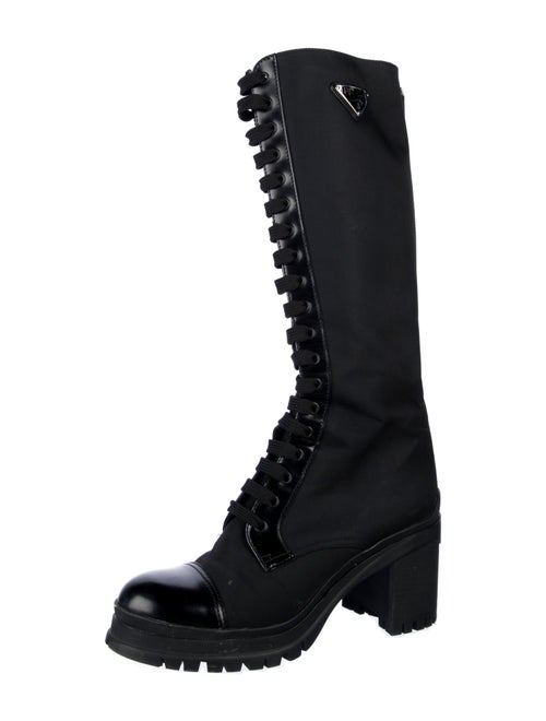 Prada Nylon Combat Boots