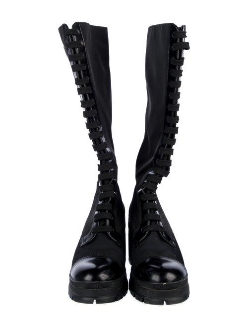 Prada Nylon Combat Boots