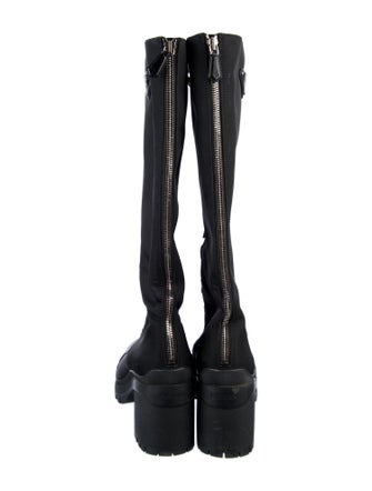 Prada Nylon Combat Boots