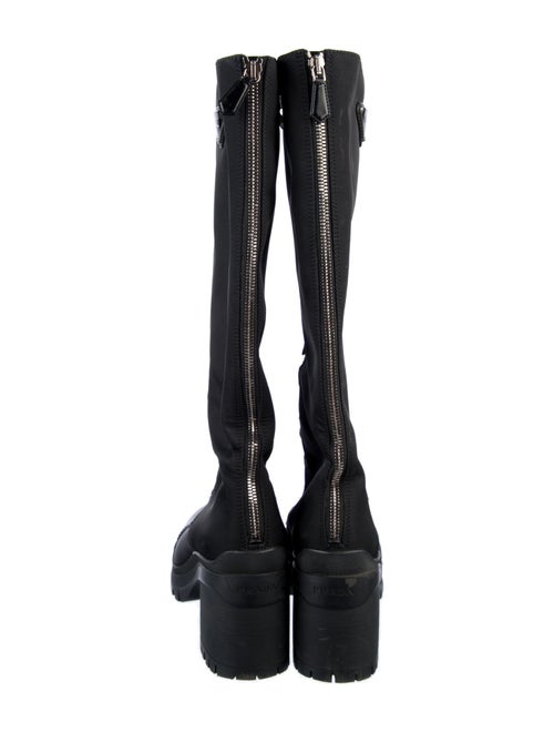 Prada Nylon Combat Boots