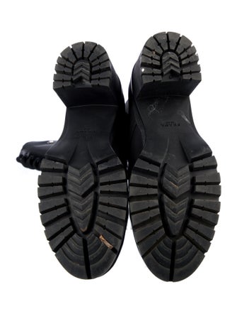 Prada Nylon Combat Boots