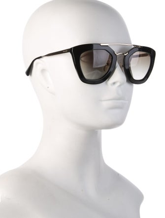 Prada Aviator Gradient Sunglasses