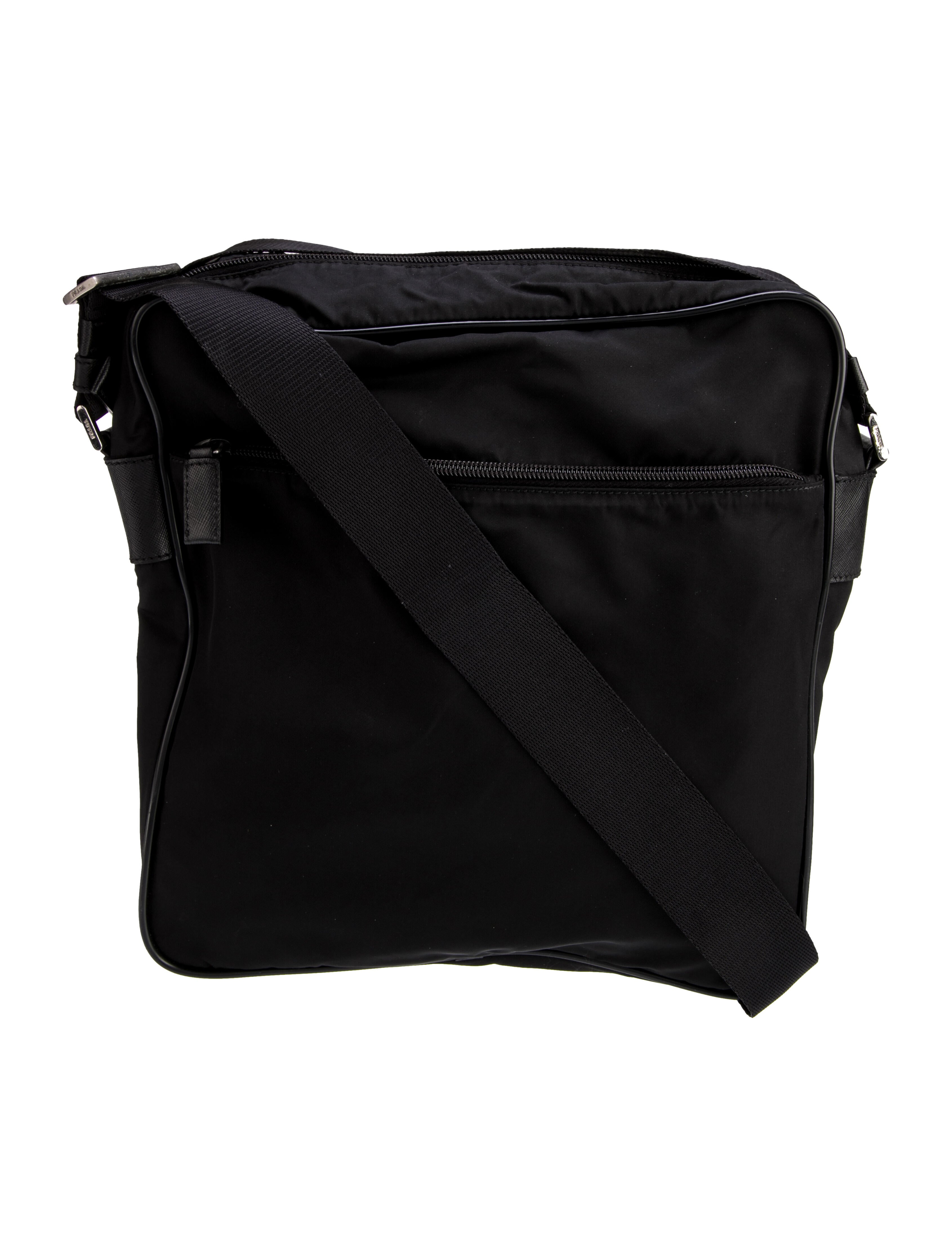 Prada Saffiano Leather Messenger Bag