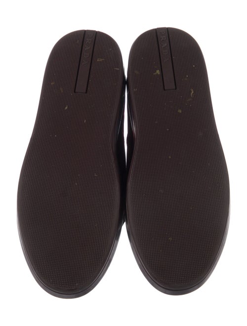 Prada Velvet Bow Accents Oxfords