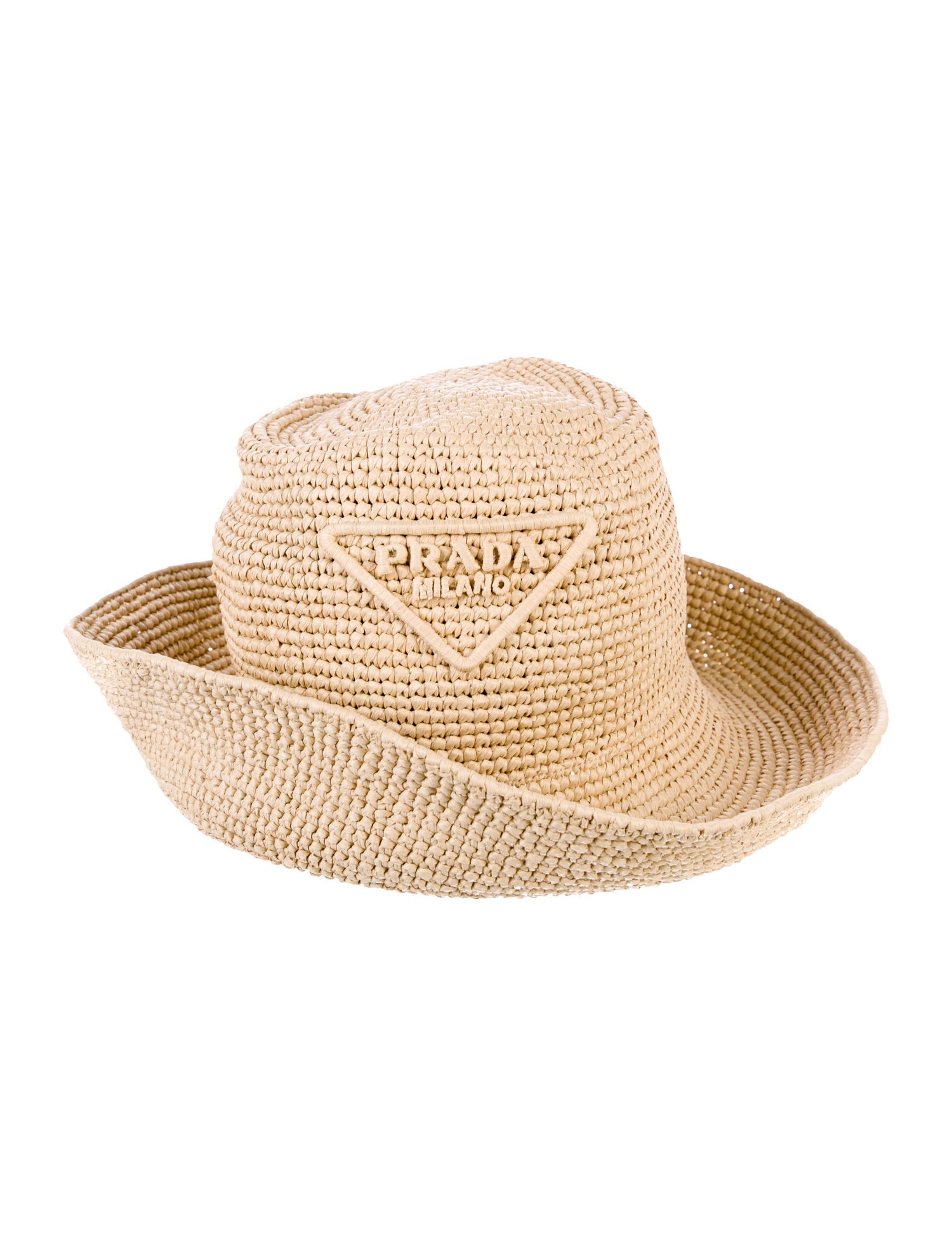 Prada Raffia Bucket Hat