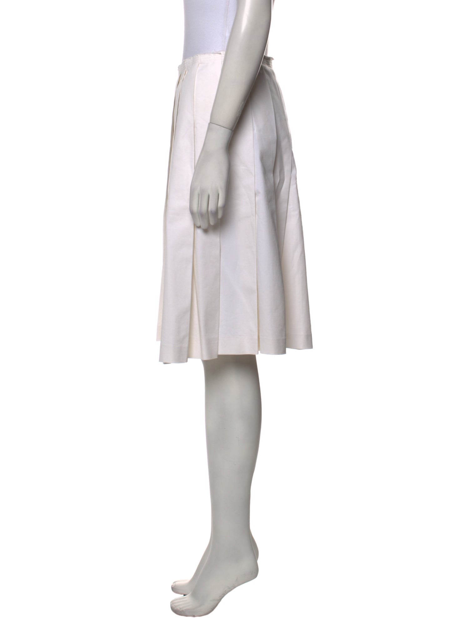 Prada Ruffle Embellishment Knee-Length Skirt