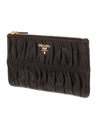 Prada Nappa Gaufre Leather Evening Bag