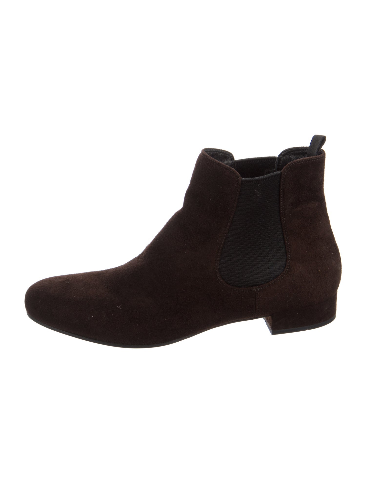 Prada Suede Chelsea Boots