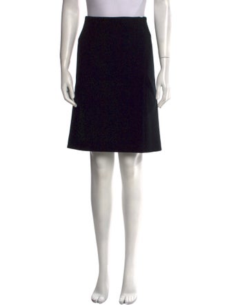 Prada Virgin Wool Knee-Length Skirt