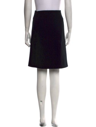 Prada Virgin Wool Knee-Length Skirt