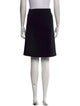 Prada Virgin Wool Knee-Length Skirt