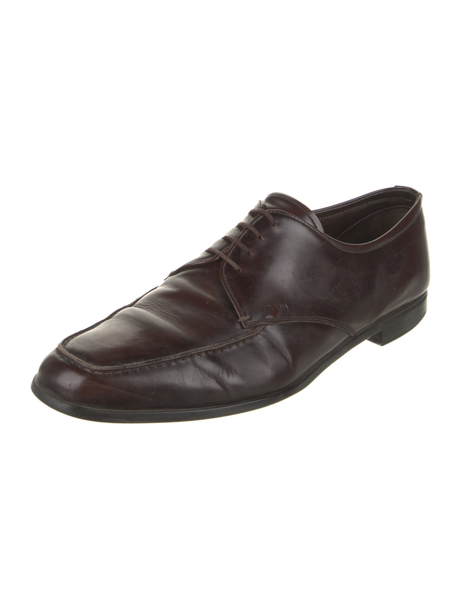 Prada Leather Derby Shoes
