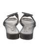 Prada Satin Crystal Embellishments Slides
