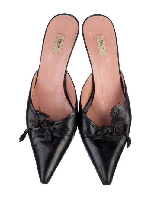 Prada Leather Mules