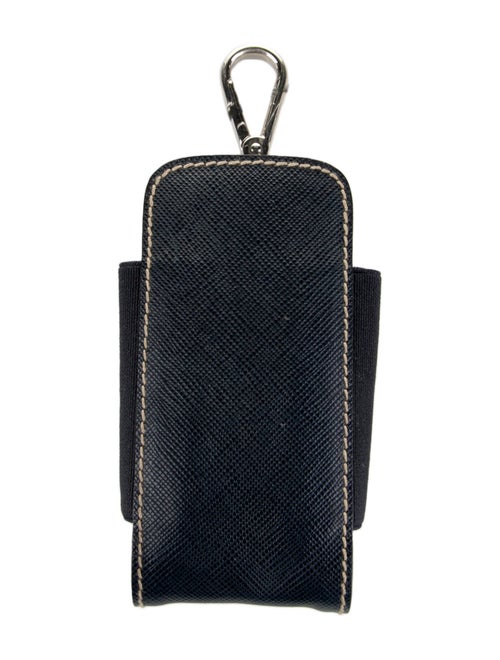 Prada Saffiano Phone Holder Keychain