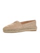 Prada Quilted Pattern Leather Espadrilles