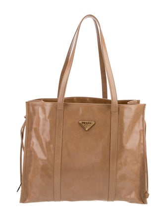 Prada Nappa Antique Leather Tote Large