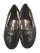 Prada Sequins Printed Loafers