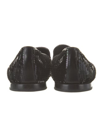 Prada Sequins Printed Loafers