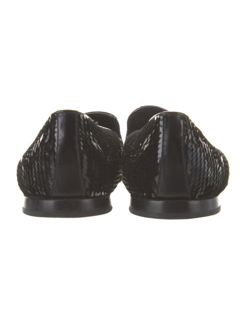 Prada Sequins Printed Loafers