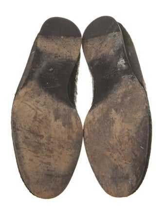 Prada Sequins Printed Loafers