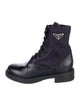 Prada Patent Leather Lace-Up Boots