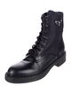 Prada Patent Leather Lace-Up Boots