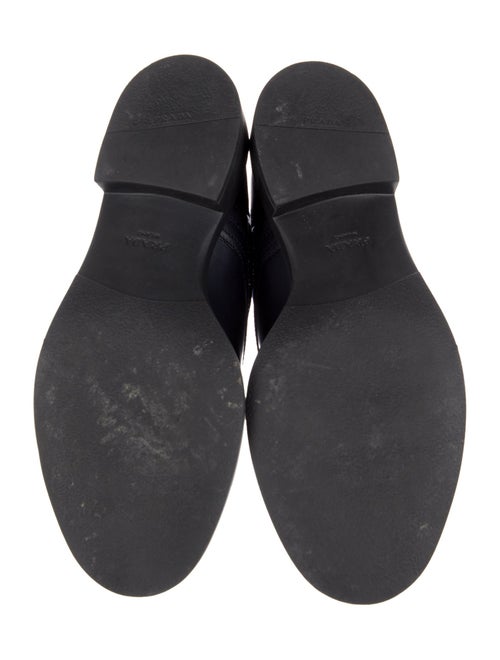 Prada Patent Leather Lace-Up Boots