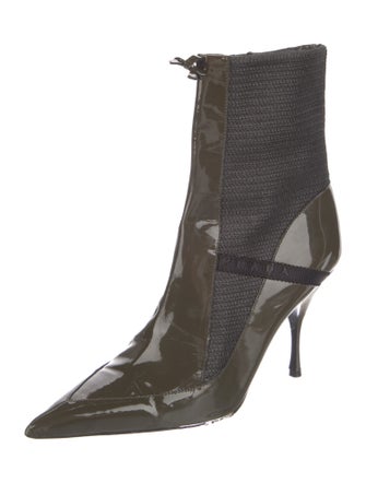 Prada Patent Leather Boots