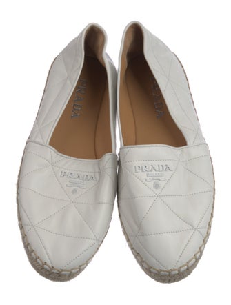 Prada Leather Espadrilles