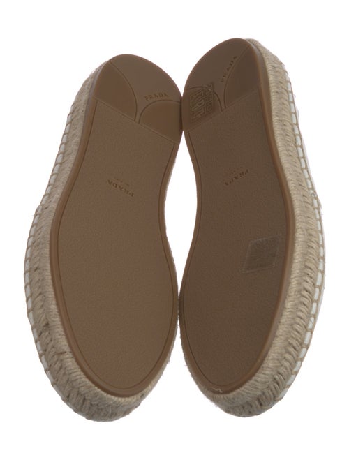 Prada Leather Espadrilles