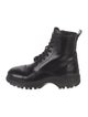 Prada Leather Combat Boots