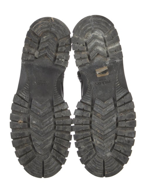 Prada Leather Combat Boots