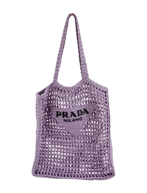Prada Raffia Grass Shoulder Bag